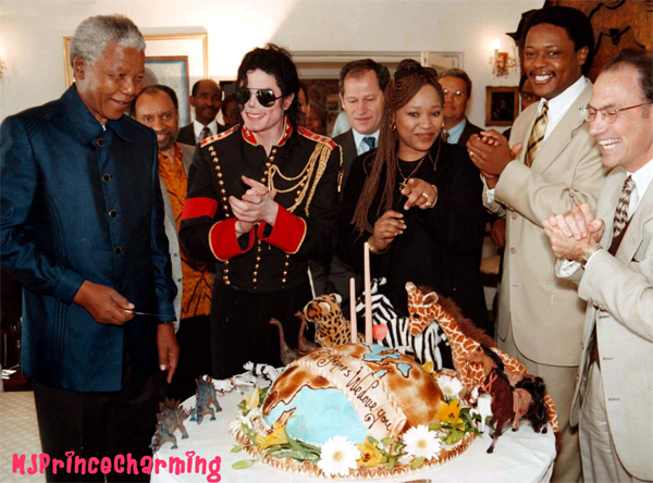 Michael Jackson & Nelson Mandela